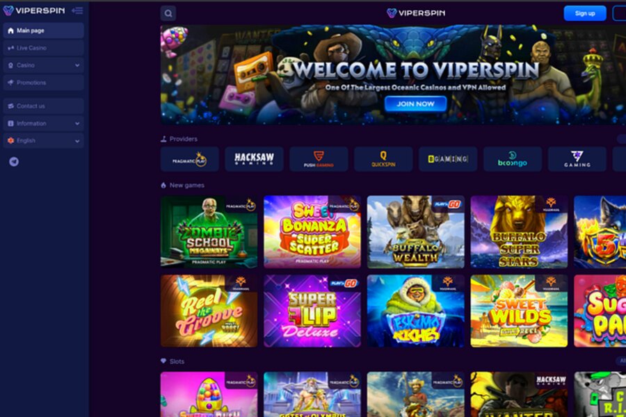 Viperspin Casino Mobile App for iOS and Android APK